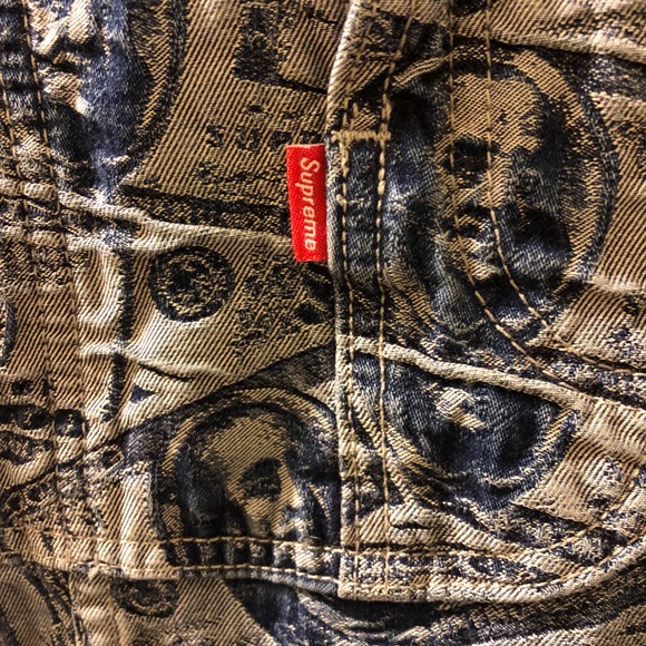supreme money overalls